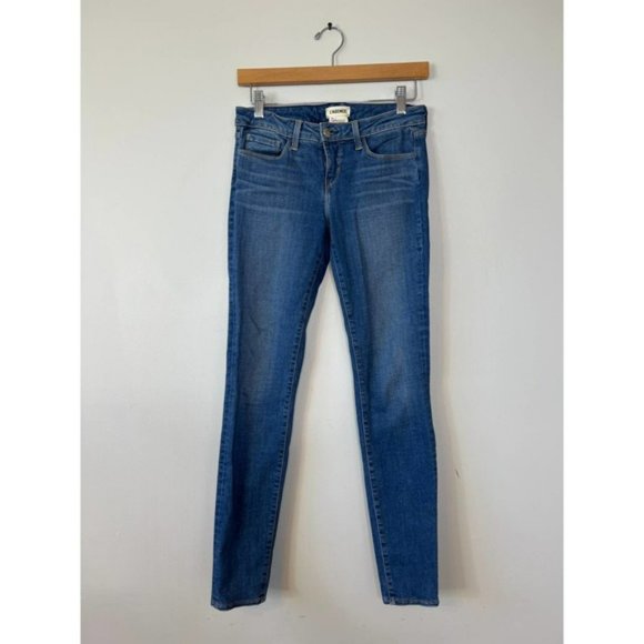 L'agence Margot Fading High-Rise Skinny Denim Jeans Women's Blue Size: 26 NWOT - Picture 2 of 9